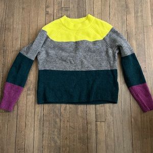 Banana Republic Aire Crewneck Multi Color Sweater!